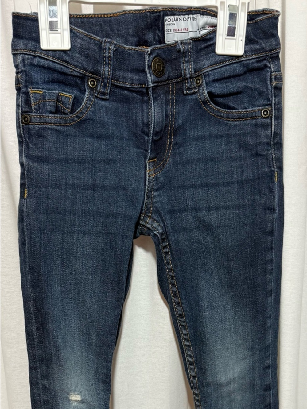 Polarn O. Pyret Dark Blue Skinny Jeans